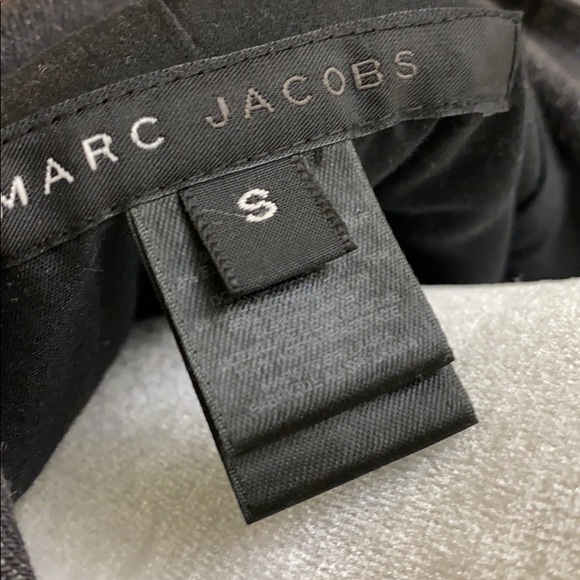 Marc Jacobs Jean denim Jacket zipper detailing Pocket grey black short bomber - Picture 7 of 7